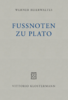 Beierwaltes, Werner: Fußnoten zu Plato
