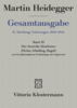 Heidegger, Martin: Der Deutsche Idealismus