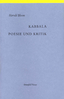 Bloom, Harold: Kabbala. Poesie und Kritik